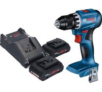 Perceuse-visseuse sans fil Bosch GSR 18V-45 Professional 18 V 45 Nm sans balais + 2 batteries ProCORE 4,0 Ah + chargeur