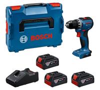 Perceuse-visseuse sans fil Bosch GSR 18V-52 Professional 18 V 70 Nm (06019S0027) sans balais + 3 batteries 5,0 Ah + chargeur + L-Boxx