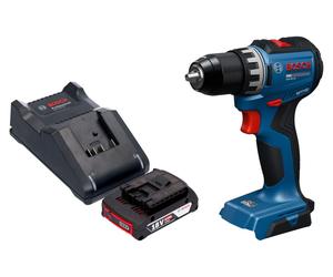 Perceuse-visseuse sans fil Bosch GSR 18V-52 Professional 18 V 70 Nm sans balais + 1 batterie 2,0 Ah + chargeur