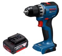 Perceuse-visseuse sans fil Bosch GSR 18V-52 Professional 18 V 70 Nm sans balais + 1 batterie 5,0 Ah - sans chargeur