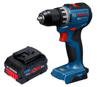 Perceuse-visseuse sans fil Bosch GSR 18V-52 Professional 18 V 70 Nm sans balais + 1 batterie ProCORE 5,5 Ah - sans chargeur