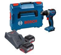 Perceuse-visseuse sans fil Bosch GSR 18V-52 Professional 18 V 70 Nm sans balais + 2 batteries 4,0 Ah + chargeur + L-Boxx