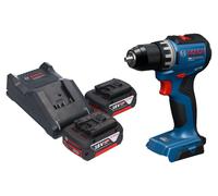 Perceuse-visseuse sans fil Bosch GSR 18V-52 Professional 18 V 70 Nm sans balais + 2 batteries 5,0 Ah + chargeur