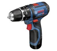 Perceuse-visseuse sans fil Bosch Professional GSR 12V-15 + 2 batteries + Chargeur