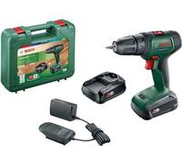 Perceuse-visseuse sans-fil Bosch, UniversalDrill 18, 2 batteries 18V-1,5Ah, Chargeur, Coffret de transport