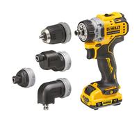 Dewalt - Perceuse Visseuse à Têtes Multiples XR 12V 3Ah Li-Ion Brushless - DCD703L2T-QW