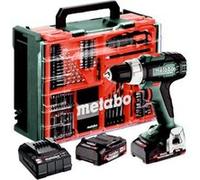 Perceuse-visseuse sans fil - BS 18 L Set - METABO - avec 2 batteries 18V2.0Ah - chargeur - coffret et accessoires - 614051710 G