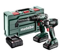 Perceuse-visseuse sans fil hocs sans fil Metabo BS+SSD200LTBL 685193000 18 V 2 Ah Li-Ion + batterie + chargeur