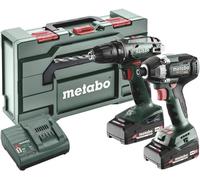 Perceuse-visseuse sans fil hocs sans fil Metabo BS+SSD200LTBL 685193000 18 V 2 Ah Li-Ion + batterie, + chargeur