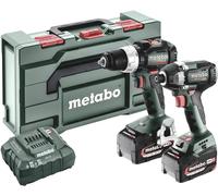 Perceuse-visseuse sans fil hocs sans fil Metabo BSLBL+SSD200LTBL 685196000 18 V 5.2 Ah Li-Ion + batterie, + chargeur