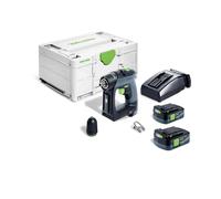 Perceuse-visseuse sans fil CXS 12 2,5-Plus - FESTOOL - avec 2 batteries 12V 2.5 Ah - chargeur - systainer - 576864