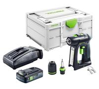 Perceuse-visseuse sans fil Festool C 18-Basic 18 V 45 Nm Brushless + 1 batterie 4,0 Ah + chargeur + Systainer