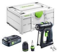 Perceuse-visseuse sans fil Festool C 18-Basic 18 V 45 Nm Brushless + 1 batterie 4,0 Ah + Systainer - sans chargeur
