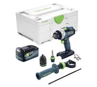 Perceuse-visseuse sans fil Festool TDC 18/4-Basic 18 V 75 Nm Brushless + 1 batterie 5,0 Ah + Systainer - sans chargeur