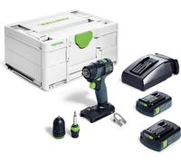 Perceuse-visseuse sans fil Festool TXS 18 C 3,0-Plus | 576895