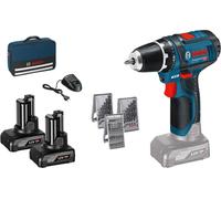 Perceuse-visseuse sans fil GSR 12V-15 ( 10,8V )Bosch 2 batteries 4,0Ah Sacoche Perceuse Embouts