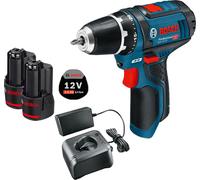 Perceuse-visseuse sans fil GSR 12V-15 Bosch / 2x 3,0 Ah batterie + chargeur