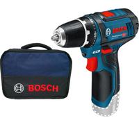 Perceuse-visseuse sans fil GSR 12V-15 Solo Bosch dans un sac souple