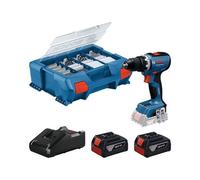 Perceuse-visseuse sans fil GSR 18V-65 - BOSCH - avec 2 batteries 4,0Ah - chargeur - L-BOXX - 06019N3207
