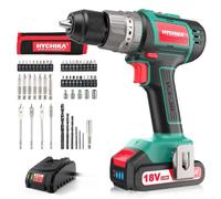 Perceuse Visseuse Sans Fil - HYCHIKA - B088K58DXP - 60Nm - 2 Vitesses - 53 Accessoires