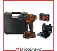 Perceuse / visseuse sans fil lithium-ion 18 V + 32 accessoires BDCHD18S32