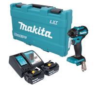 Perceuse-visseuse sans fil Makita DDF 083 RFK 18 V 40 Nm 1/4" sans balais + 2 batteries 3,0 Ah + chargeur + mallette