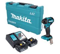 Perceuse-visseuse sans fil Makita DDF 083 RGK 18 V 40 Nm 1/4" sans balais + 2 batteries 6,0 Ah + chargeur + mallette