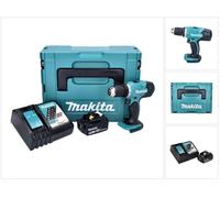 Perceuse-visseuse sans fil Makita DDF 453 RG1J 18 V 42 Nm + 1 batterie 6,0 Ah + chargeur + Makpac