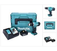 Perceuse-visseuse sans fil Makita DDF 453 RT1J 18 V 42 Nm + 1 batterie 5,0 Ah + chargeur + Makpac