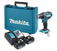 Perceuse-visseuse sans fil Makita DDF 482 RGE 18 V 62 Nm + 2 batteries 6,0 Ah + chargeur + mallette