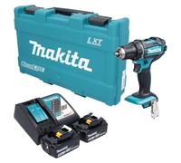 Perceuse-visseuse sans fil Makita DDF 482 RTK 18 V 62 Nm + 2 batteries 5,0 Ah + chargeur + mallette