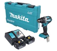 Perceuse-visseuse sans fil Makita DDF 484 RGK 18 V 54 Nm sans balais + 2 batteries 6,0 Ah + chargeur + mallette