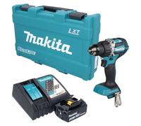 Perceuse-visseuse sans fil Makita DDF 484 RT1K 18 V 54 Nm sans balais + 1 batterie 5,0 Ah + chargeur + mallette