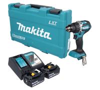Perceuse-visseuse sans fil Makita DDF 484 RTK 18 V 54 Nm sans balais + 2 batteries 5,0 Ah + chargeur + mallette