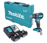 Perceuse-visseuse sans fil Makita DDF 485 RFK 18 V 50 Nm sans balais + 2 batteries 3,0 Ah + chargeur + mallette