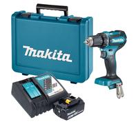 Perceuse-visseuse sans fil Makita DDF 485 RG1E 18 V 50 Nm sans balais + 1 batterie 6,0 Ah + chargeur + mallette