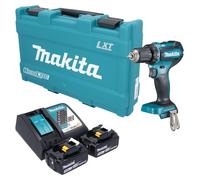 Perceuse-visseuse sans fil Makita DDF 485 RTK 18 V 50 Nm sans balais + 2 batteries 5,0 Ah + chargeur + mallette