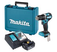 Perceuse-visseuse sans fil Makita DDF 487 RT1E 18 V 40 Nm sans balais + 1 batterie 5,0 Ah + chargeur + mallette
