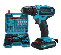 Perceuse Visseuse Sans Fil - Marque - Modèle - 28V - 25+3 Réglages de Couple - 24 accessoires
