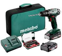 Perceuse-visseuse 18V (2x2Ah) BS 18 Set en malette - METABO 602207930
