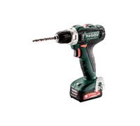 Perceuse visseuse sans fil - METABO - PowerMaxx BS 12 - 2 Batteries lithium 2 Ah - 1400 tours/min - Métal