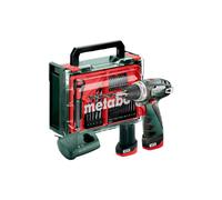 Perceuse-visseuse sans fil Metabo PowerMaxx BS Basic Set 600080710 12 V 2 Ah Li-Ion + 2 batteries, + chargeur, brushles