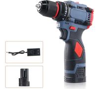 Perceuse-visseuse sans fil - Multifonction 2-en-1 - Couple de 70 Nm - 1 500 tr/min - Rechargeable - Batterie incluse - Noir