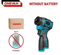 Perceuse-visseuse sans fil - Multifonction 3-en-1 - 450 W - Moteur sans balais - Couple de 80 Nm - Sans batterie - Argent
