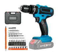 Perceuse Visseuse Sans Fil pour Makita 18V (Sans Batterie ni Chargeur) | 25+1 Niveaux de Couple, 2 Vitesses, Kit 26 Accessoires pour Bricolage et Chantier