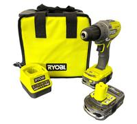 Perceuse-visseuse sans fil RYOBI R18DD3-215S 18 V 50 Nm (5133003774) + 2 batteries 1,5 Ah + chargeur + sacoche