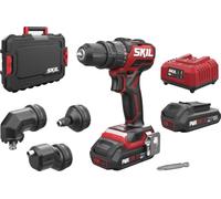 Perceuse-visseuse sans fil Skil 20V 3066 HC + 4 mandrins (2x2,0 Ah avec coffret)