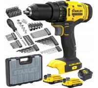 Perceuse Visseuse - STANLEY FATMAX - SFMCW223B-XJ - 18V - 2 Batteries 2Ah - 100 Accessoires
