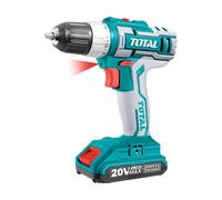 Perceuse-visseuse sans fil Total TDLI2002 Perceuse-visseuse sans fil, 20V Li-Ion, 2000mAh, Industrie