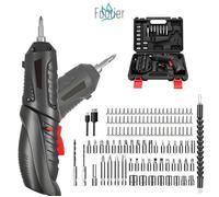 Perceuse Visseuse Sans Fil, Tournevis éLectrique 3.6v avec 113 Pcs Accessoires Rechargable, Batterie Au Lithium 1800mah